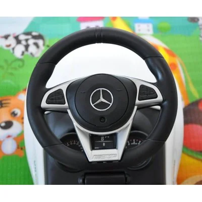 Milly Mally paspiriama mašinėlė MERCEDES-AMG C63 Coupe S, White - Paspiriamos mašinėlės