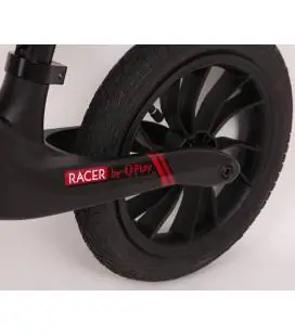 Qplay balansinis dviratis Racer, Black/Red - Balansiniai dviratukai