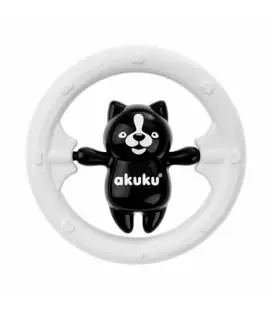 Akuku barškutis Bear, Black/White A0467 - Barškučiai