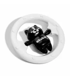 Akuku barškutis Bear, Black/White A0467 - Barškučiai