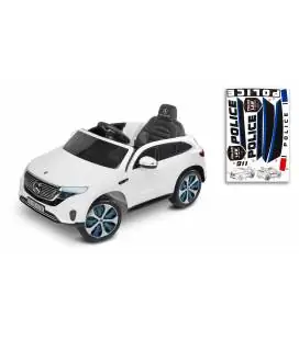 Elektromobilis Toyz Mercedes BENZ EQC POLICIJA, White