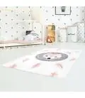 Vaikiškas kilimas "Rožinė lapė", 140 x 200 cm.