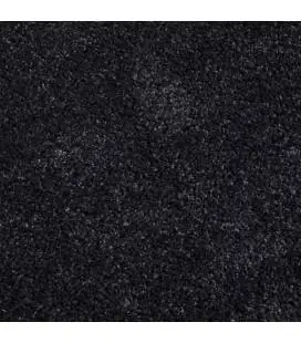 Trumpesnio plauko apvalus kilimas "City Shaggy", black 200x200 cm.