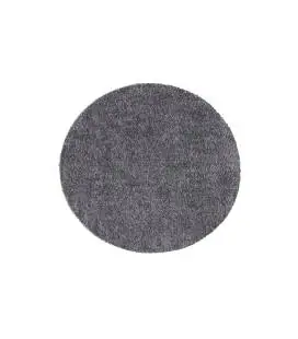 Trumpesnio plauko apvalus kilimas "City Shaggy", dark grey 160x160 cm.