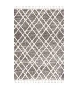 Trumpesnio plauko vaikiškas linijinis kilimas "Shaggy Pulpy", Grey 160x230 cm.