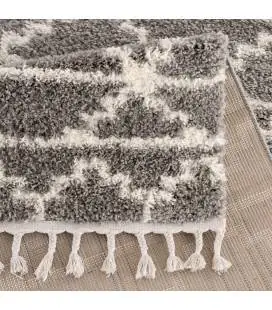 Trumpesnio plauko vaikiškas kilimas "Shaggy Pulpy", Grey 100x300 cm.