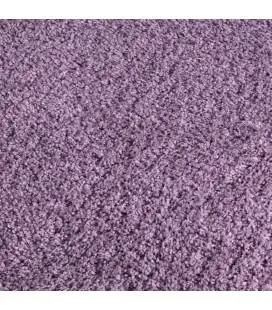 Trumpesnio plauko vaikiškas kilimas "City Shaggy", lila 150x150 cm.