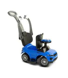 Paspiriama mašinėlė su stumimo rankena Toyz Sport Car, Blue