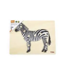 Viga 44603 Medinė dėlionė "Zebras" - Dėlionės