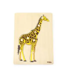 Viga 44605 Medinė dėlionė "Žirafa" - Dėlionės