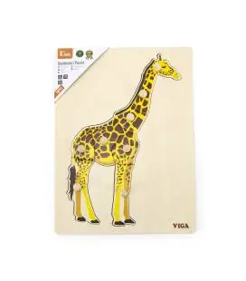 Viga 44605 Medinė dėlionė "Žirafa" - Dėlionės