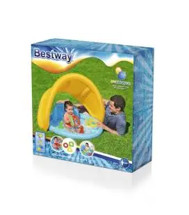 Bestway 52568 Lil' SeaShapes baseiniukas su stogu 1.15m x 89cm x 76cm - Pripučiami baseinai ir plaukimo priemonės