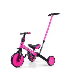 Milly Mally dviratukas/triratukas 4in1 Optimus Plus Pink - Triratukai