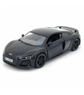 KiNSMART automobilis, 2020 Audi R8 Coupé, juodas