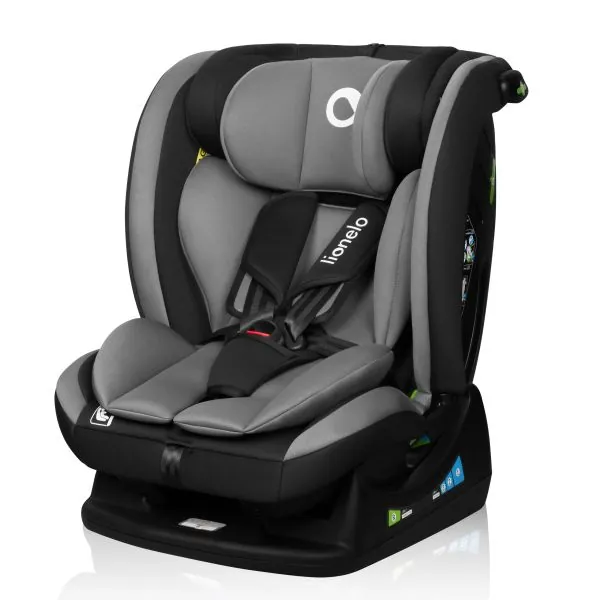 Automobilinė kėdutė Lionelo Aart I-size 0-36 kg., Grey graphite