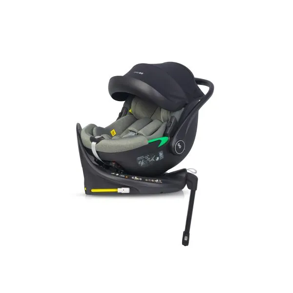 Pasisukanti autokėdutė su isofix baze Easy go Buz Pro I-size 0-13, Greener