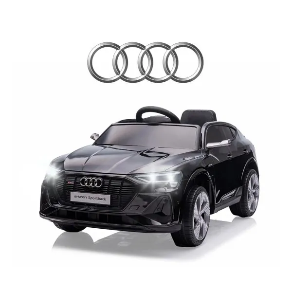 Milly Mally elektromobilis Audi E-Tron Sportback 4x4, Juodas