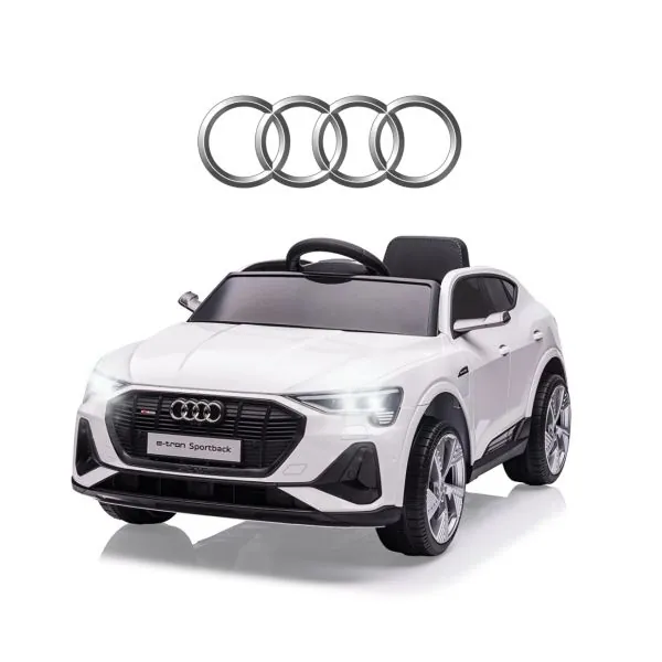 Milly Mally elektromobilis Audi E-Tron Sportback, Baltas